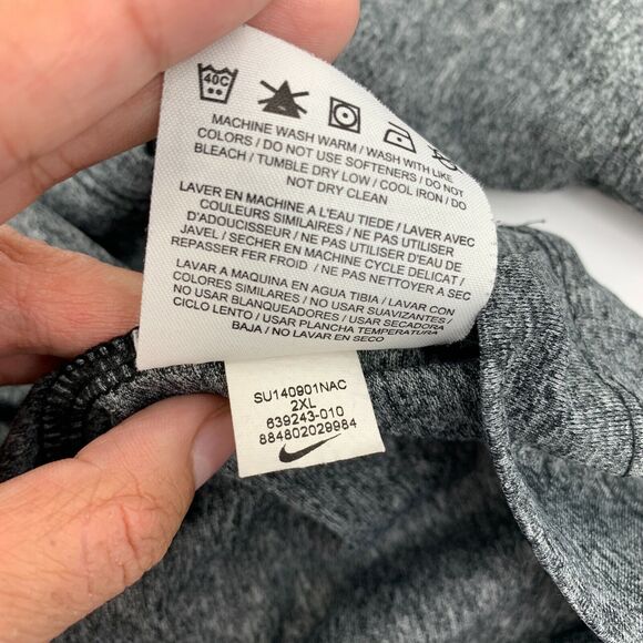 Nike Golf Polo Shirt Mens XXL 2XL Gray Tour Performance Quick Dry Athletic - Picture 8 of 10